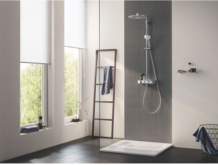 Grohe Euphoria Duschsystem Smartcontrol 310 Duo 26507000 mit Aufputz-Thermostat, chrom