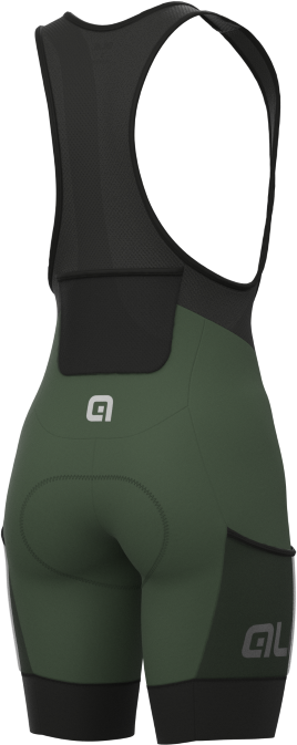 ALE' Pantaloncini ciclismo donna  OFF ROAD - GRAVEL STONES CARGO verde
