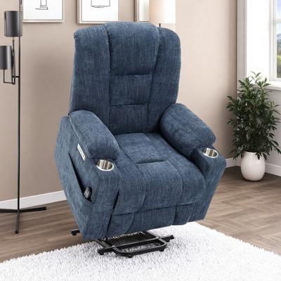 Power Lift Recliner Chair with Massage, Heat, Heavy Duty Motion Mechanism, USB & Type-C Charging Ports