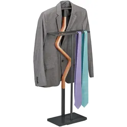 Relaxdays, Garderobe + Kleiderstange, Herrendiener