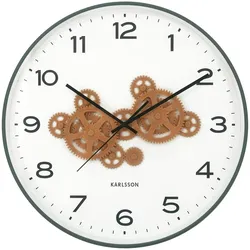 Karlsson, Wanduhr, Wall Clock Open Gear