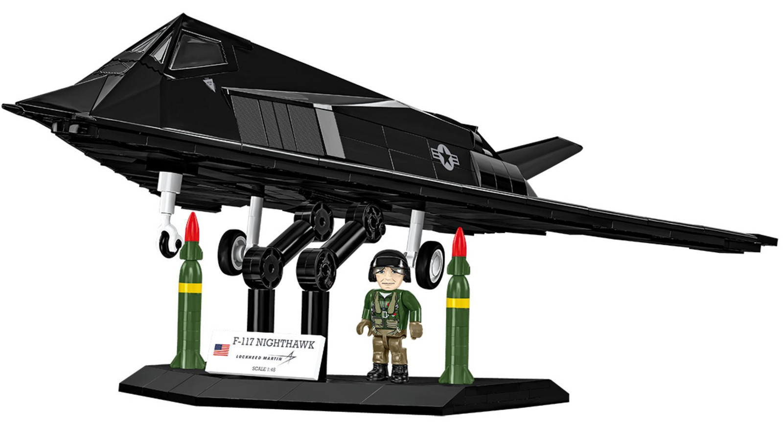 Cobi Lockheed F-117 Nighthawk model op schaal 1:48