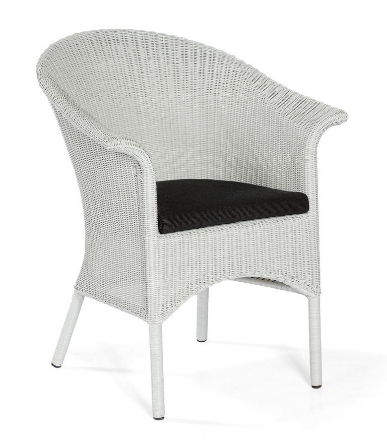 MUESING Sessel Cayman Kunststoffgeflecht white-w ashed/Alu Loom-Optik inkl. Kissen Sonnen 16906165
