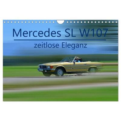 Mercedes SL W107 - zeitlose Eleganz (Wandkalender 2027 DIN A4 quer), CALVENDO Monatskalender