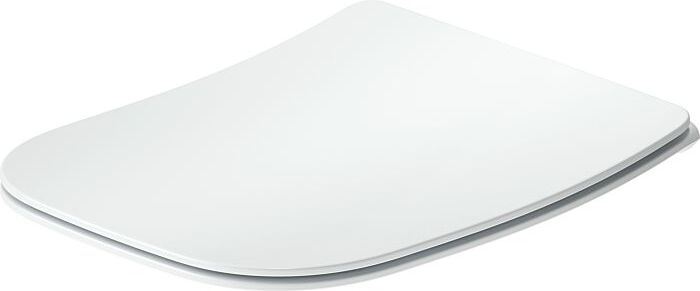 Duravit Univavo WC-Sitz Eckig 0024290000 Absenkautomatik, abnehmbar, Scharniere Edelstahl, Weiß