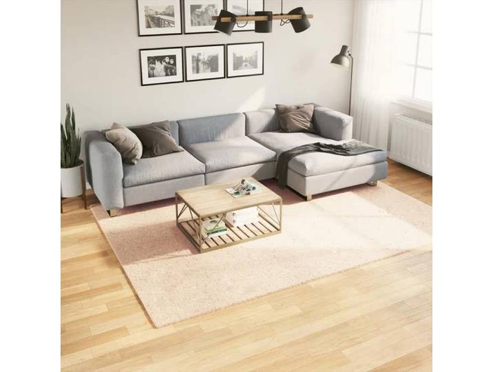 Tapis HUARTE à poils courts doux et lavable beige 200x280 cm 375024
