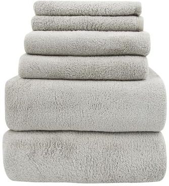 Farberware FBT-001-MC-7 Micro Chip Coral Fleece-Bath Towel - 6PC