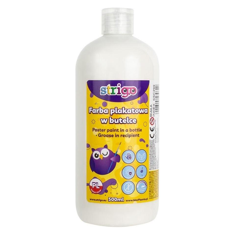Stigo Bike Plakatfarbe in einer Flasche mit 500 ml weissem STRIGO (500 ml) (48003537)