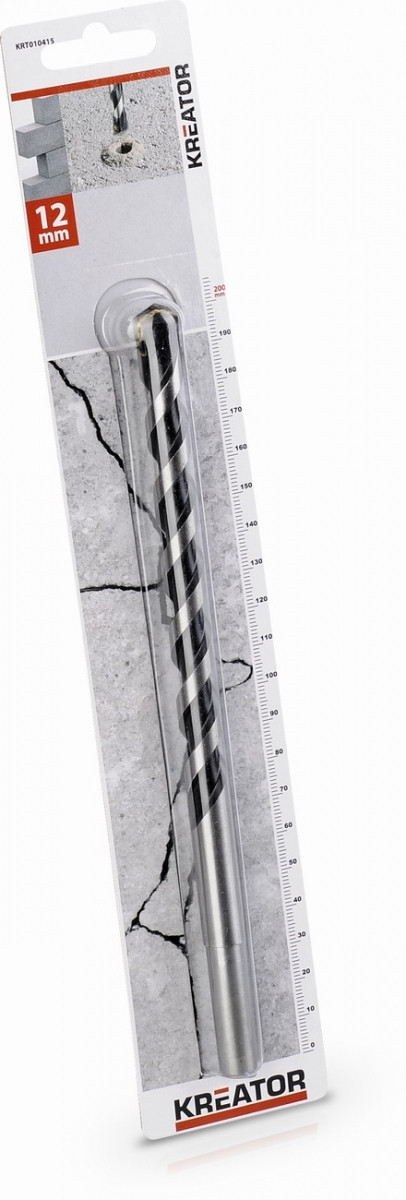 KREATOR Hardmetalen boor voor beton Ø 12x200 mm