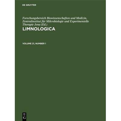 Limnologica. Volume 21, Number 1, Gebundene Ausgabe von , De Gruyter, 978-3-11-256715-9