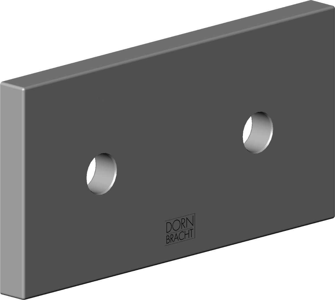 Dornbracht rosace xGate UP - 092798006-00 160x90x25_chrom