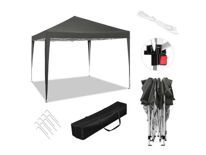 Tente de jardin pliable WOLTU, gazebo pour événements, patio, imperméable, camping, festival, pagode, protection solaire pour mariage, fête sur la plage