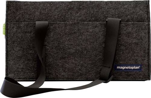 Magnetoplan Desk Sharing & Hot Desking Bag Tragetasche 11126 45cm x 25cm x 15cm Grau Schultergurt vorhanden: Ja