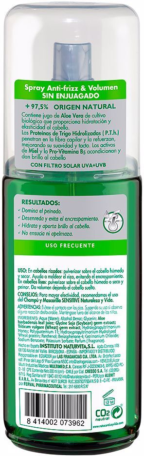 Naturvital Hair Control spray 200 ml