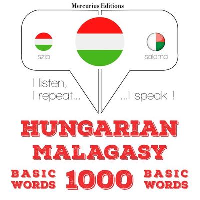Magyar - Madagaszkár: 1000 alapszó - JM Gardner, Audio, 9782821149465