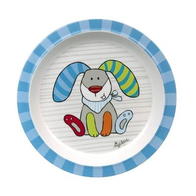 sigikid 25387 - Teller Hase Ringel Dingel Kinderbunt