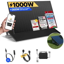 onBasic: 1000 Watt Balkonkraftwerk - Garten & Flachdach / ohne Speicher / 5m