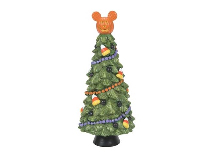Department 56 Disney Halloween Village Accessoires Pumpkintown Manor Boom Beeldje, 6.625 Inch, Multicolor