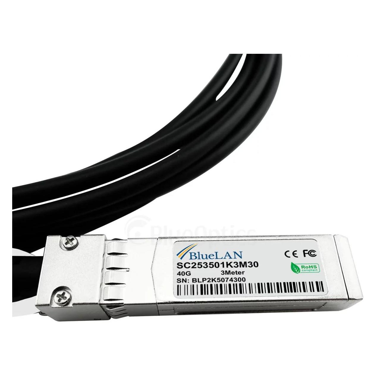BlueLAN Extreme Networks 10202 kompatibles QSFP DAC SC253501K1M30 (10202-BL)