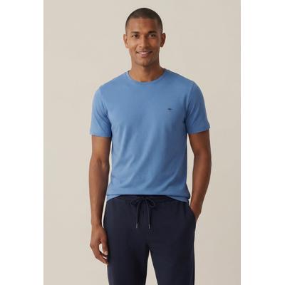 FYNCH-HATTON "FYNCH-HATTON Basic T-Shirt" Sommershirt in unifarben, mit Logostickerei