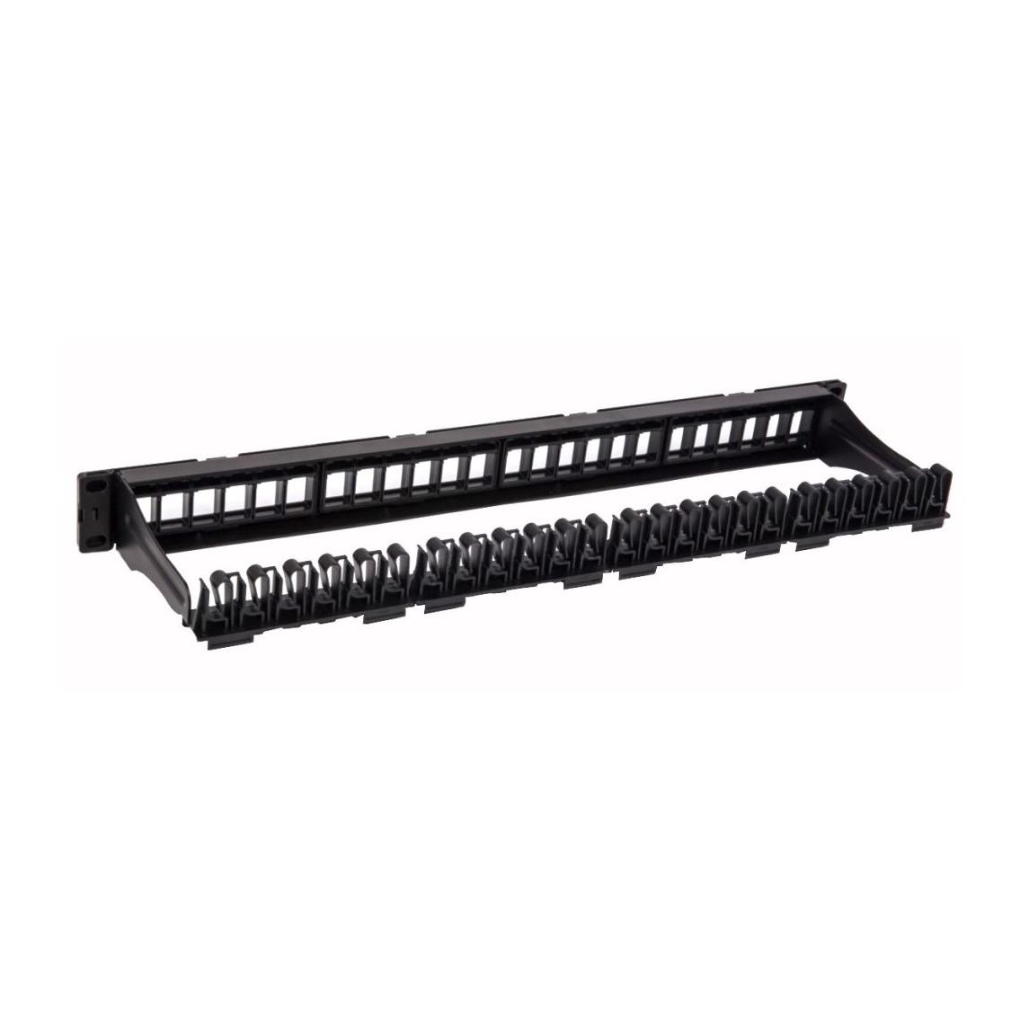 Techly Patch Panel 24p Keystone UTP z 4 wyjmowanymi sekcjami po 6 portów (5471)