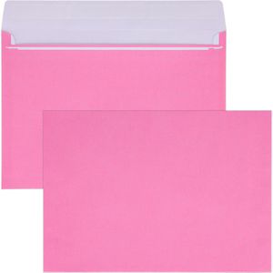 TipTop-Office Versandtaschen rosa, B5, ohne Fenster, haftklebend, aus Papier, 10 Stück