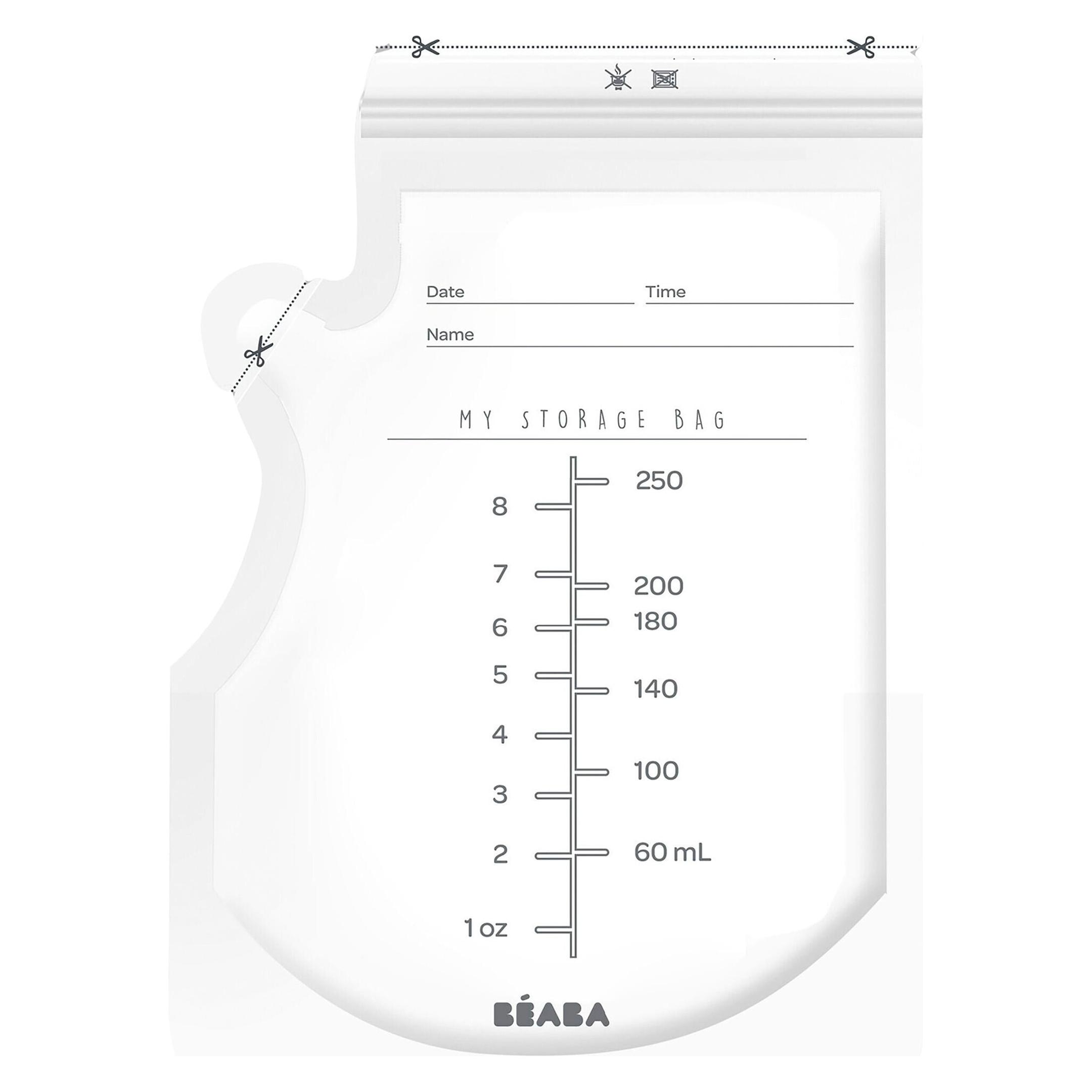 Beaba Aufbewahrungsbeutel für Muttermilch 250ml x50 (BA911738)