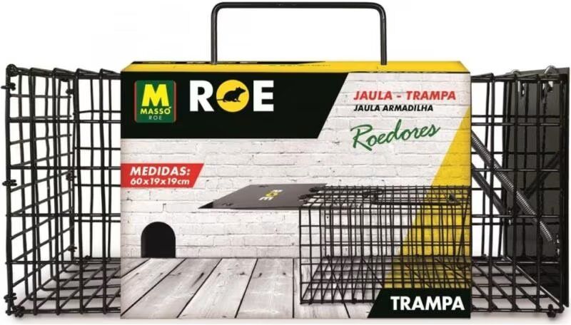 Trampa Para Roedores Masso Rge Negro Talla Única Unisex
