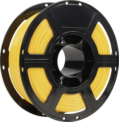 Renkforce RF-7552028 Filament PETG flexibel, hitzebeständig, hohe Zugfestigkeit 1.75mm 1kg Gelb 1St.