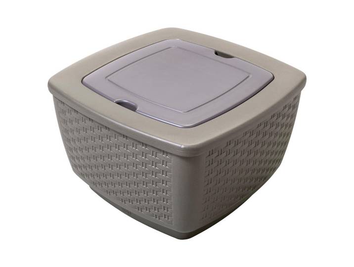 Kühlbox, Grau, Kunststoff, 73.7x45.7x78.7 cm, EN 71, CE, Abflussstöpsel, Freizeit & Co, Campingausrüstung, Campingzubehör