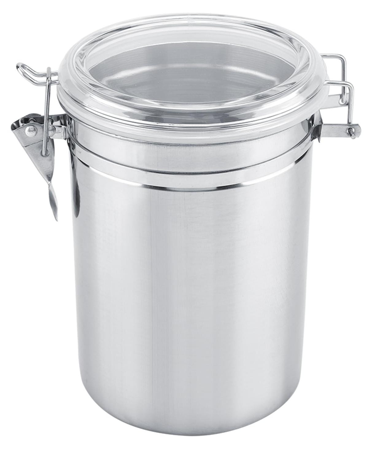 Dripio RVS koffiebus, luchtdicht, 1800 ml, met transparant deksel