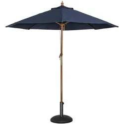 Bolero runder Sonnenschirm dunkelblau 3m
