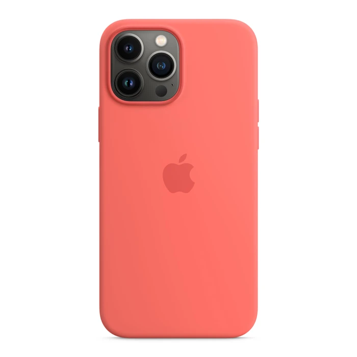 Apple iPhone 13 Pro Max Silikon Case mit MagSafe - Pink Pomelo