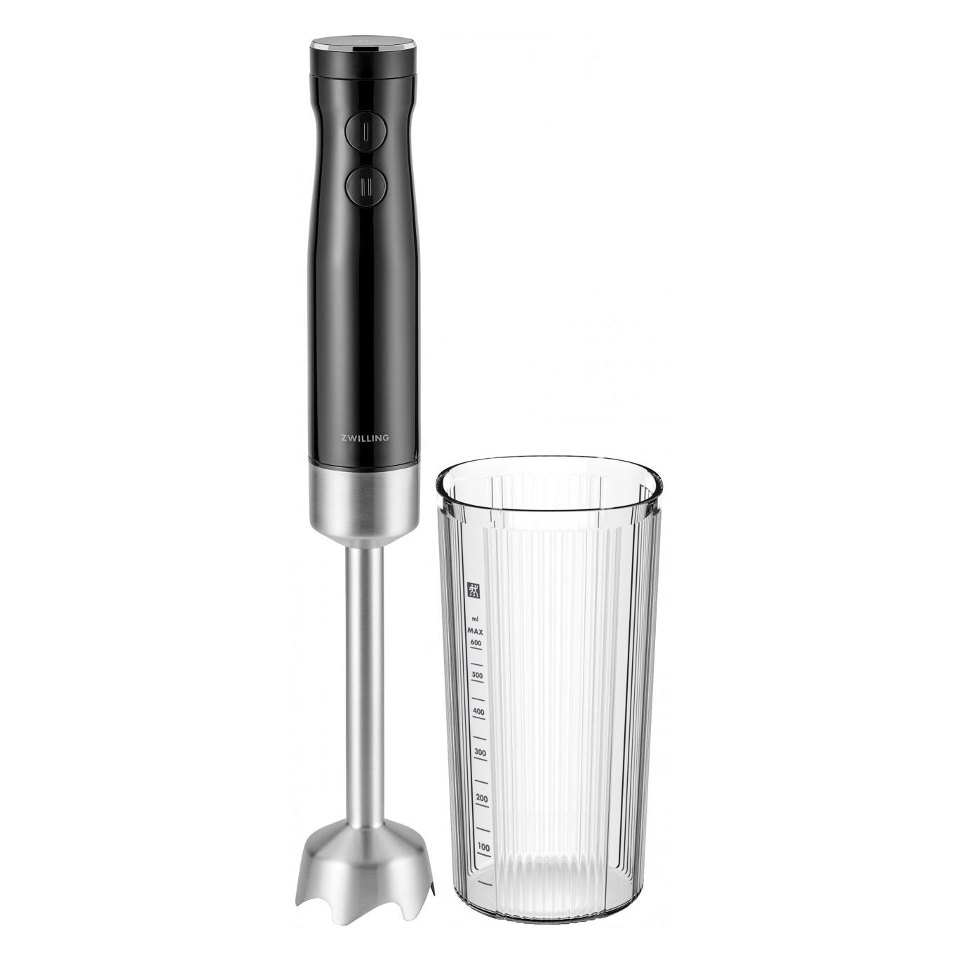Zwilling Enfinigy Stabmixer inkl. Becher u Vakuumdeckel schwarz (53104-901-0)