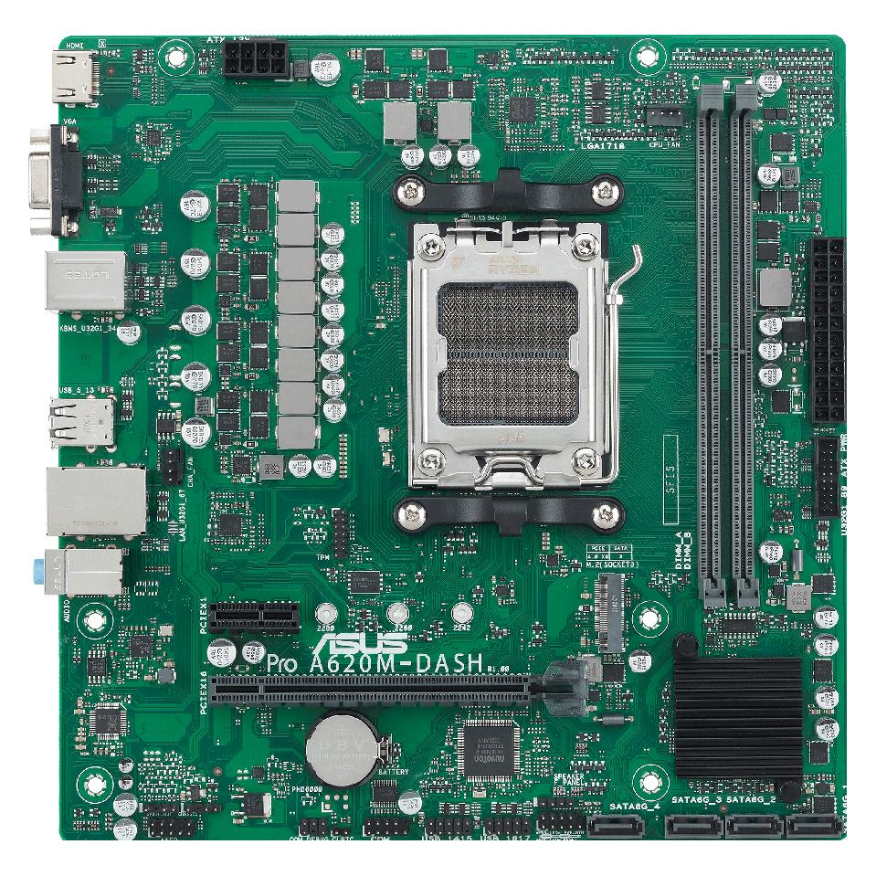 ASUS PRO A620M-DASH-CSM (AM5, AMD A620, mATX) (90MB1GD0-M0EAYC)