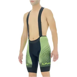 UYN Racefast Fahrrad-Trägerhose Herren black/yellow XXL