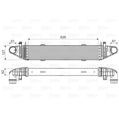 VALEO Ladeluftkühler 818679 für Mercedes (BBDC)
