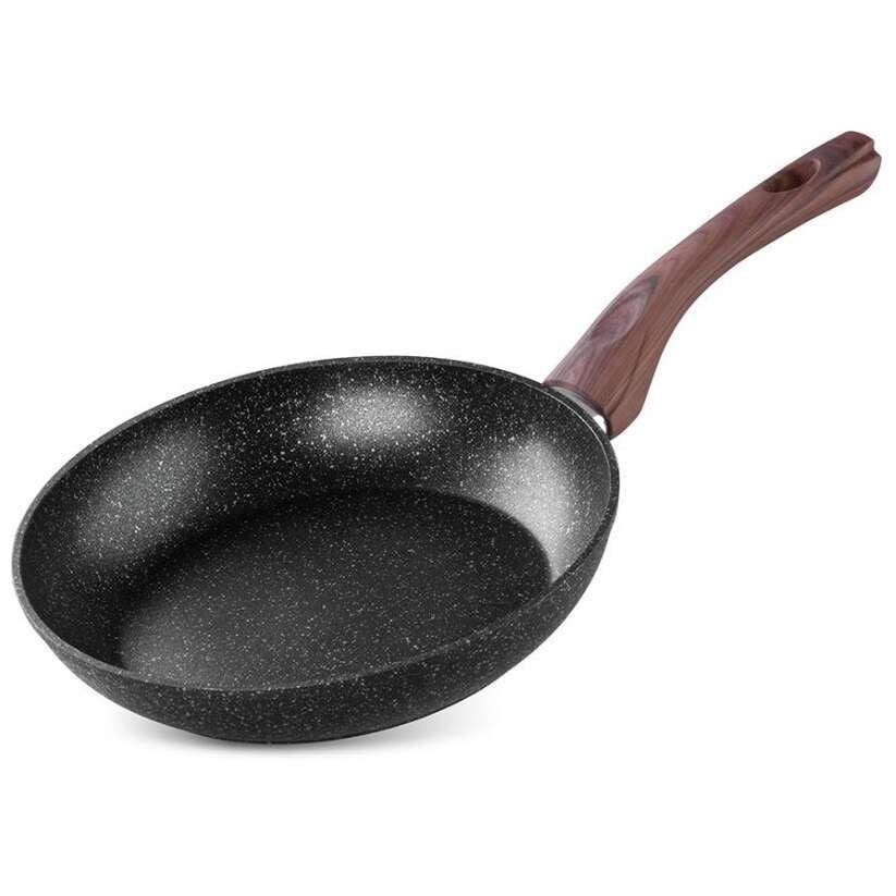 MagicHome zwarte marmeren pan, 26 cm