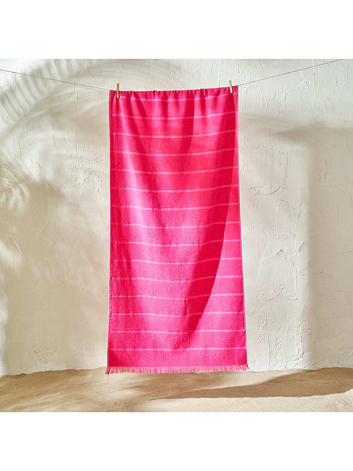 BELLA MAISON Strandtuch "Holly" in Fuchsia - (L)150 x (B)75 cm - onesize