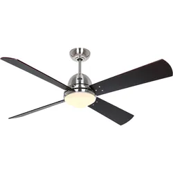 Deckenventilator Libeccio Chrom mit Licht