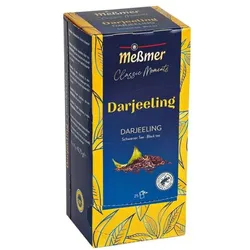 Meßmer Schwarzer Tee »Classic Moments Darjeeling« Tassenportion, 25 Stück