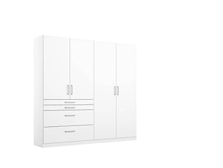 Rauch Möbel HARBURG, Kleiderschrank, Farbe Weiß, Breite 181 cm