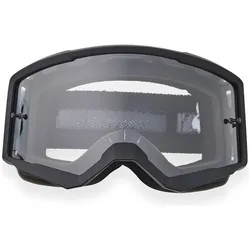 Fox, Unisex, Sportbrille, MTB Main Goggle (Black, Weiss), Schwarz, Weiss