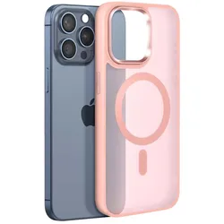Mayaxess iPhone 15 Pro Max Set mit Hülle, 20W Ladegerät & Kopfhörer (Apple iPhone 15 Pro Max), Smartphone Hülle, Rosa