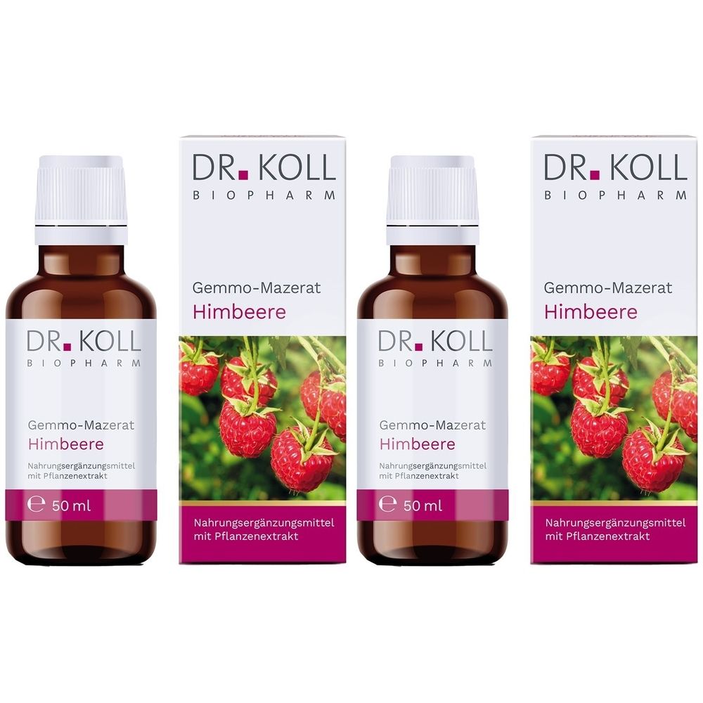 Gemmo Mazerat Himbeere Bio x2 2x50 ml Tropfen