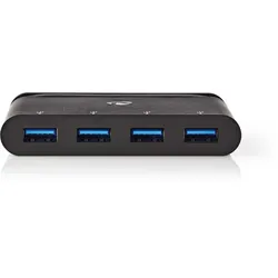 Nedis USB-Adapter USB 3.2 Gen 1 USB Type-C™ 4x USB Type-A, Schwarz