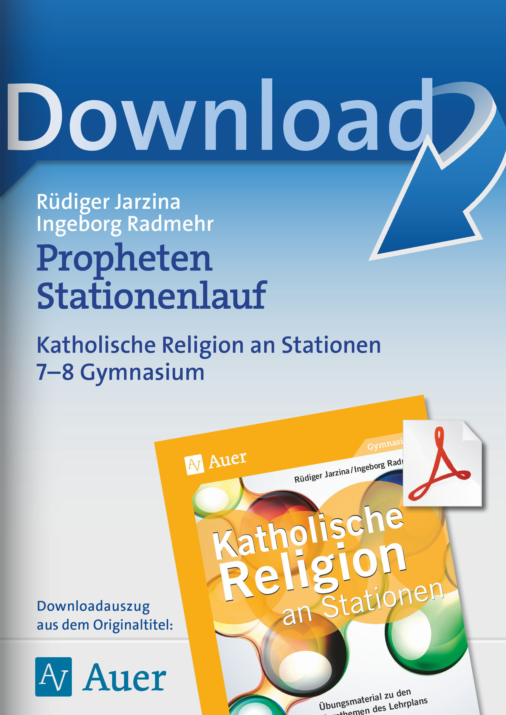 Auer Verlag Propheten Stationenlauf
