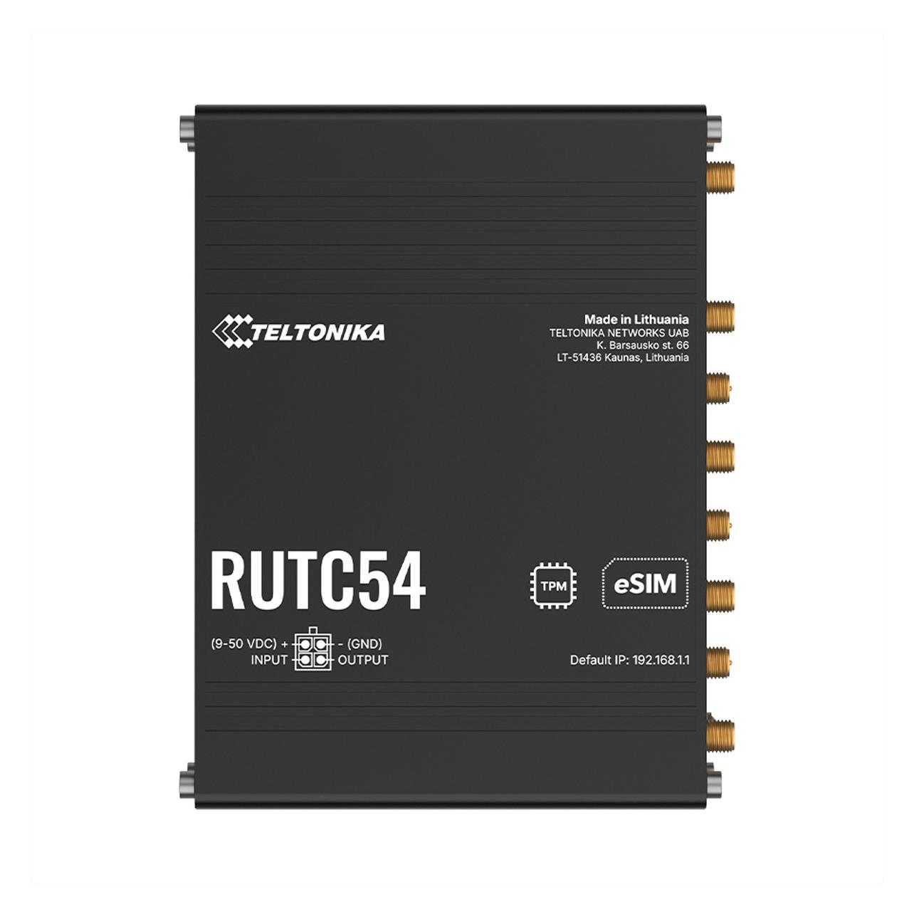 Teltonika . Router . RUTC54 . Globaler 5G-Edge-Router . eSim (RUTC54000200)