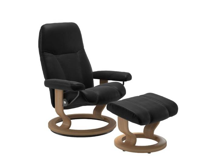 Stressless Consul Sessel Classic wahlweise mit Hocker - Leder Ba