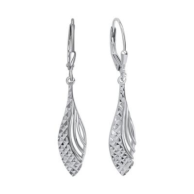 Paar Ohrhänger VIVANCE, silber (weiß), Ohrringe, Damen, one-size, Silber 925 (Sterlingsilber), Ohrhänger